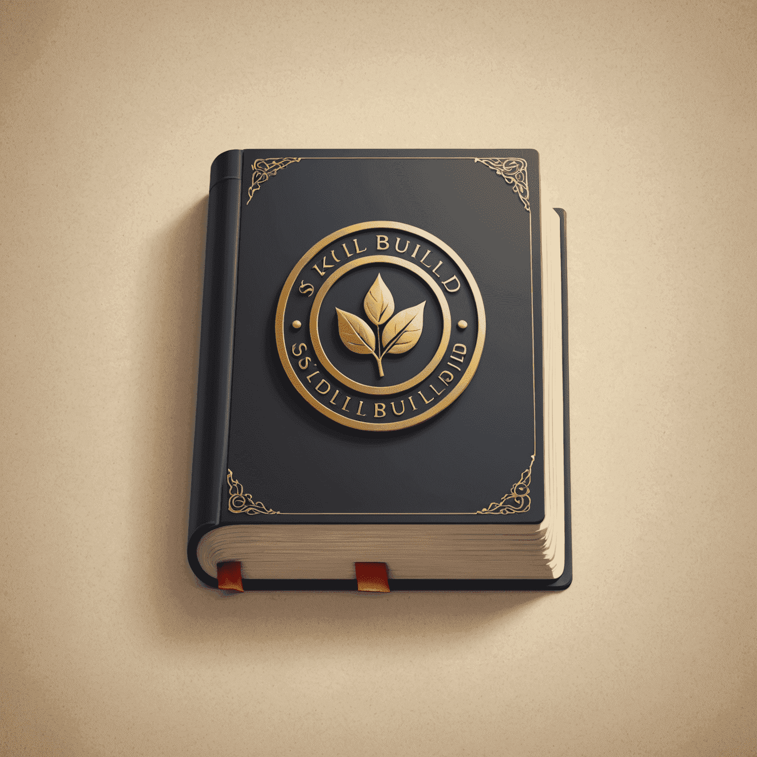 SkillBuild logo - A stylized book with a coin symbol, representing financial education