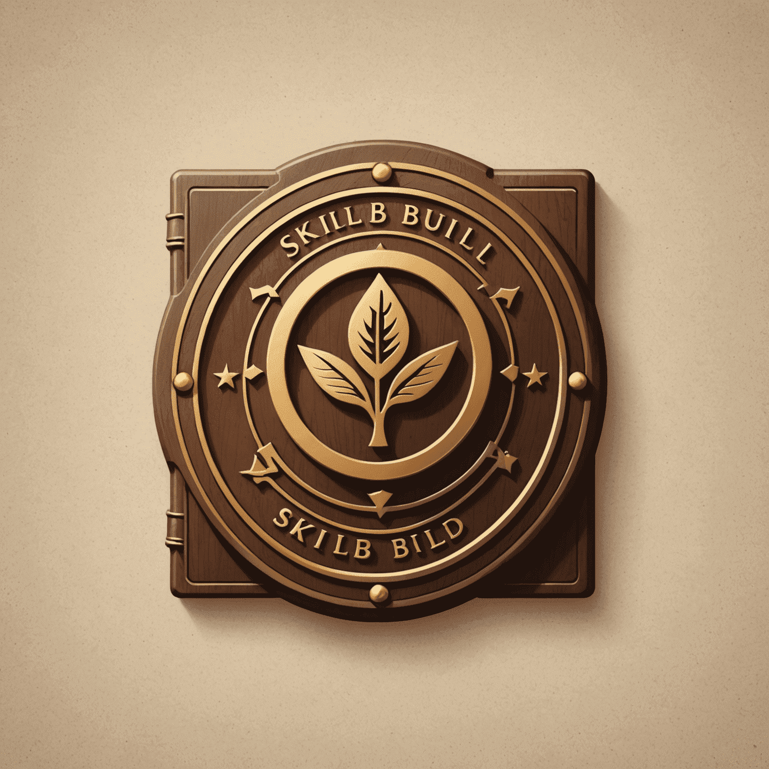 SkillBuild logo - A stylized book with a coin symbol, representing financial education