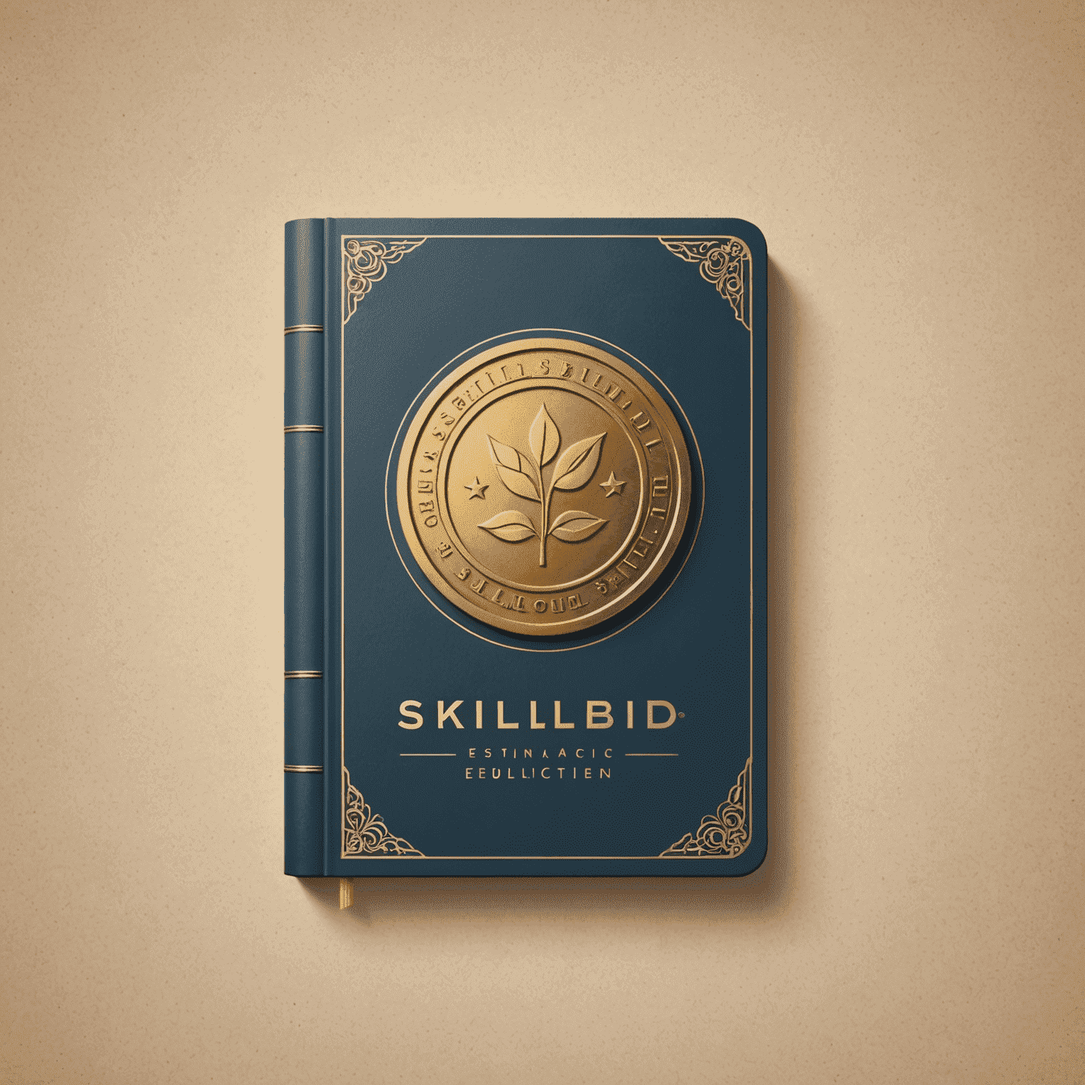 SkillBuild logo - A stylized book with a coin symbol, representing financial education